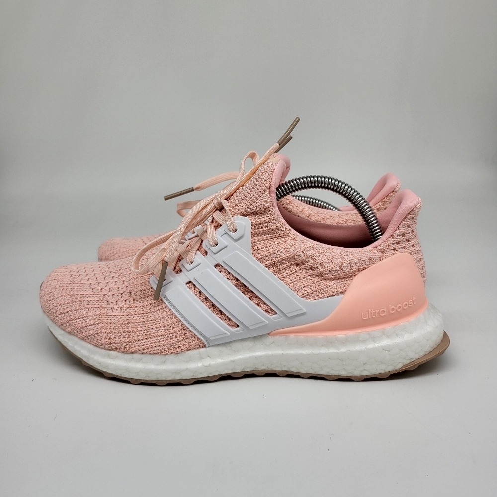 New Adidas UltraBoost 4.0 'Clear Orange' Running Shoes Women's Size 7.5